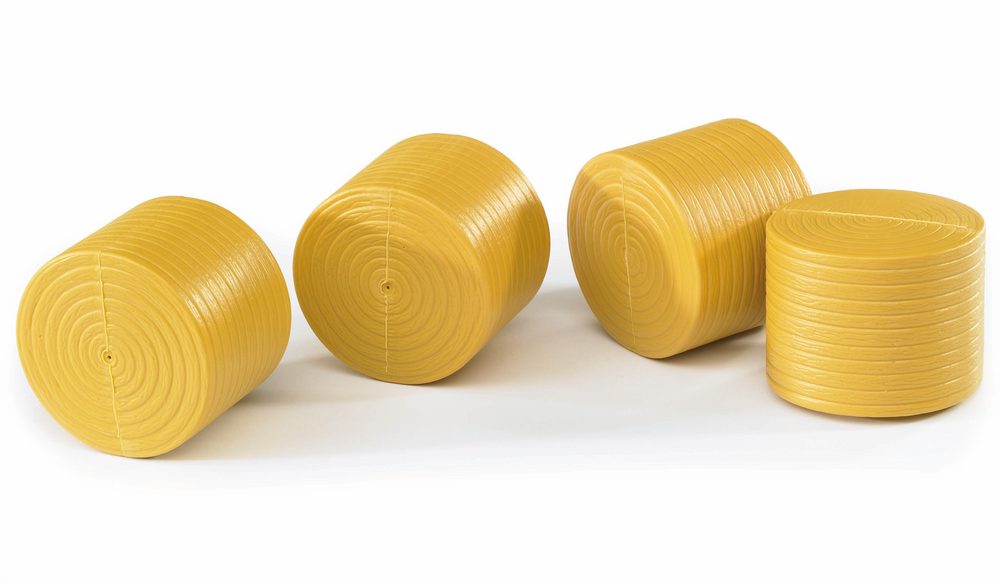 4 round hay bales for Claas Rollant 250 — Bruder 02344