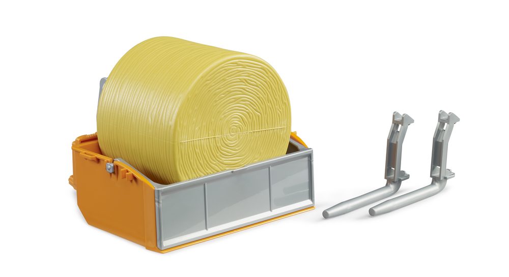 Accessories: Tractor dump box and forks — Bruder 02353