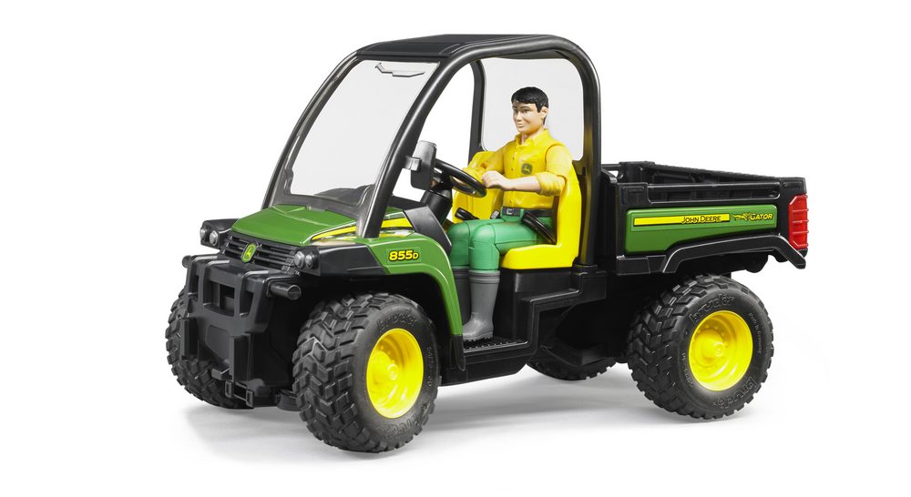 John Deere Gator XUV 855D with driver — Bruder 02490