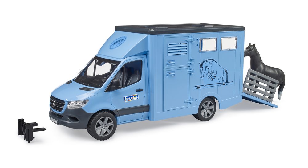 MB Sprinter Animal transporter with horse — Bruder 02674