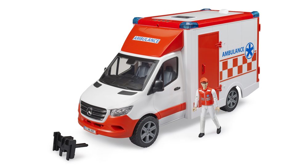 MB Sprinter ambulance with driver — Bruder 02676
