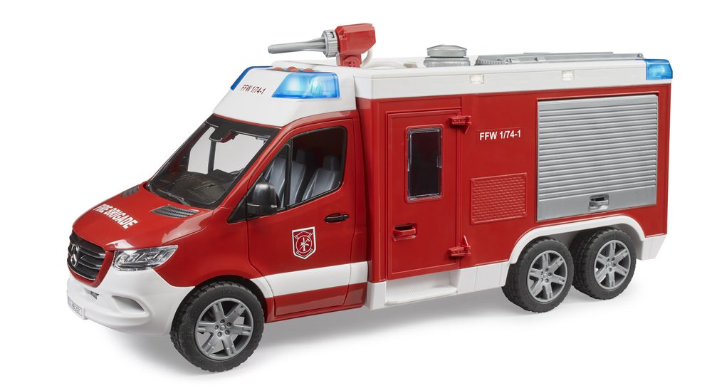 MB Sprinter fire service rescue vehicle with Light and Sound Module — Bruder 02680