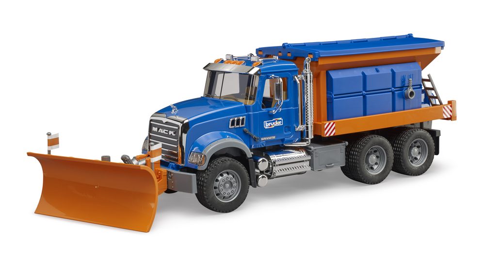 MACK Granite Winter service with snow plough — Bruder 02816