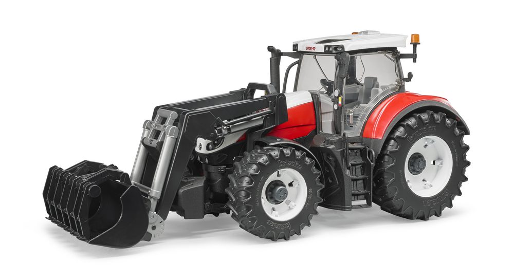 Steyr 6300 Terrus CVT with front loader — Bruder 03181