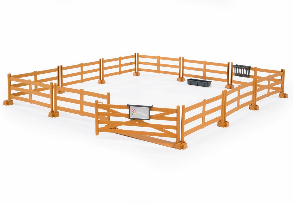 Pasture fence (brown) — Bruder 62604